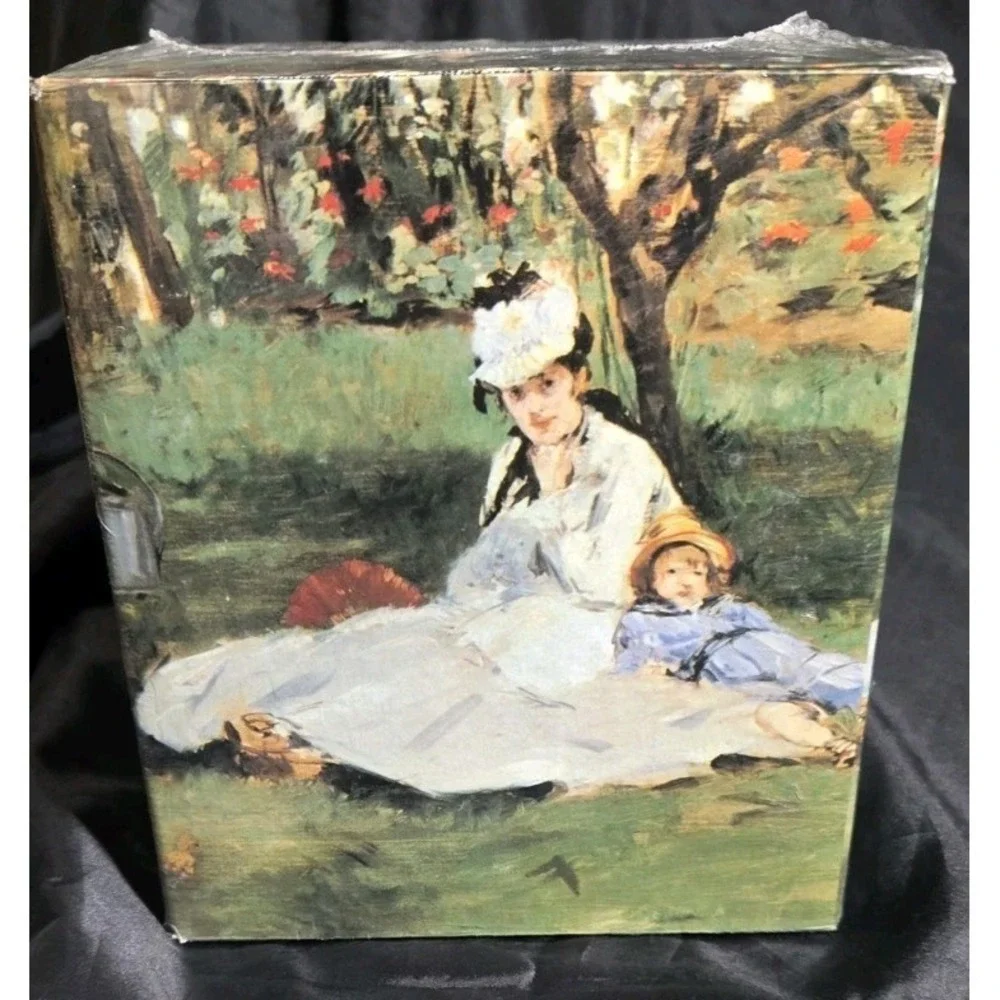 VTG Photo Library Set‎ Each Book Holds 80 4X6 Photos Claude Monet Family Art